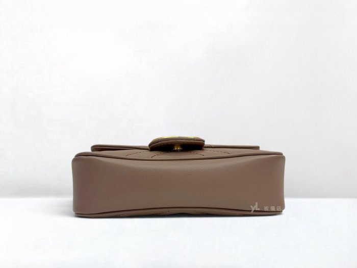 遠麗精品 132 S5502 GUCCI包包 Mormont迷你裸色鍊條包476433 (板橋府中店)