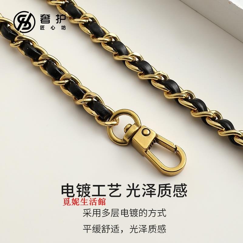 Y2239061615 16 現貨熱銷-奢護匠心坊適用香奈兒包包鏈條替換手工改造包帶肩帶配件斜挎單買 56折