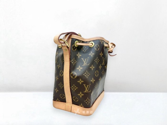 遠麗精品 132 C3927 LV包包 原花束口抽繩水桶包BB M46983 (桃園店)