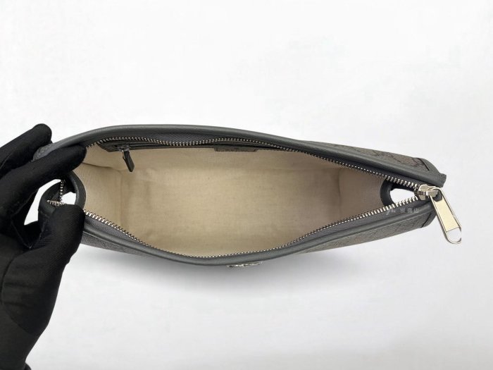 遠麗精品 132 S5179 Gucci包包 Ophidia GG 灰色塗層手拿包598234 (板橋府中店)